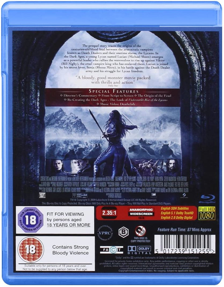 Underworld: Rise Of The Lycans - Action [Blu-ray]