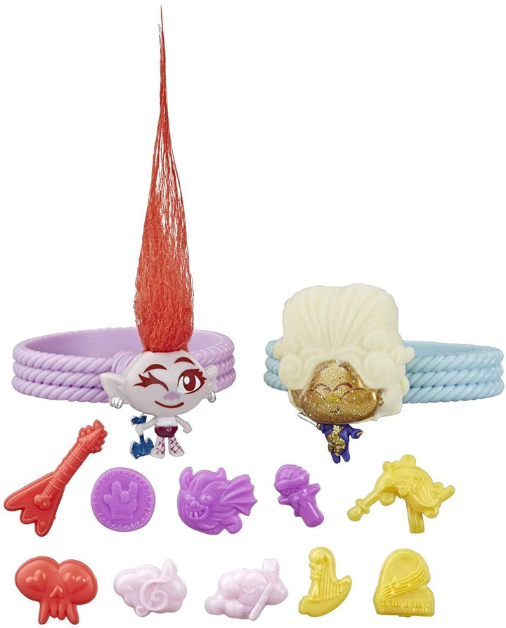 DreamWorks Trolls Tiny Dancers Friend Pack with 2 Tiny Dancers Figures - Yachew