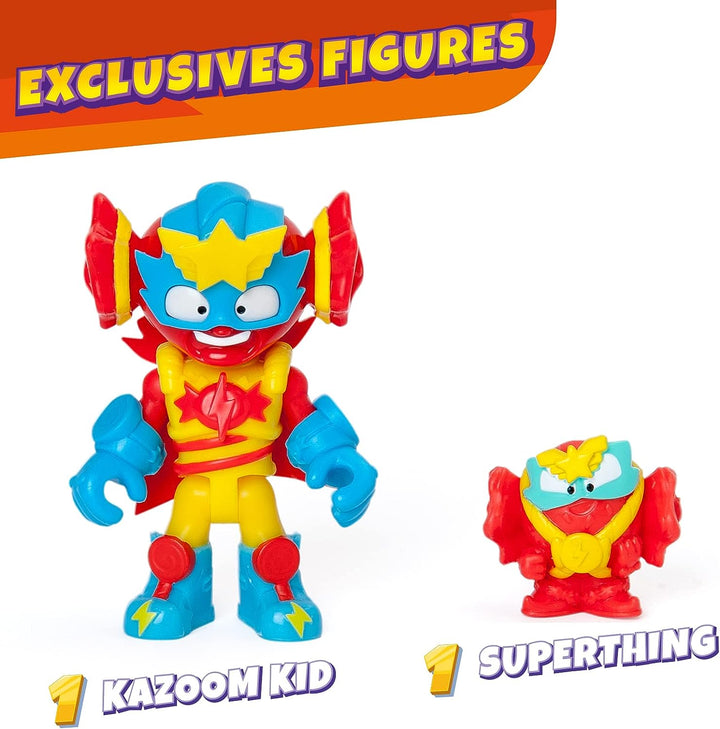 SUPERTHINGS Superbot Power Arms Sugarfun – Articulated hero robot with flexible arms and combat accessory