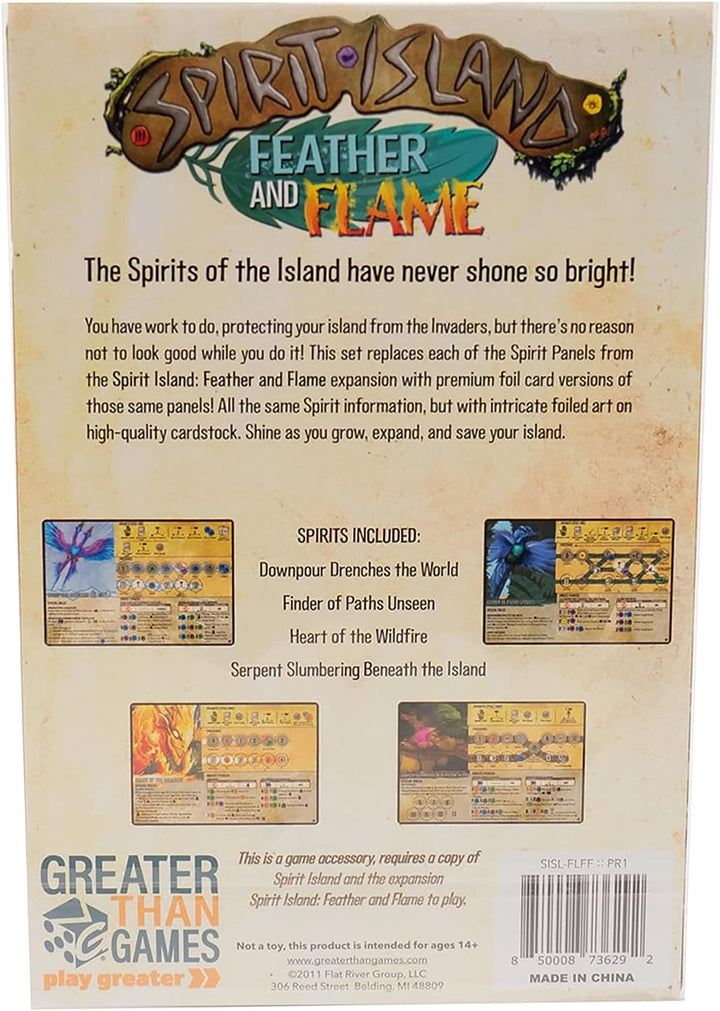 Feather & Flame - Foil Panels: Spirit Island