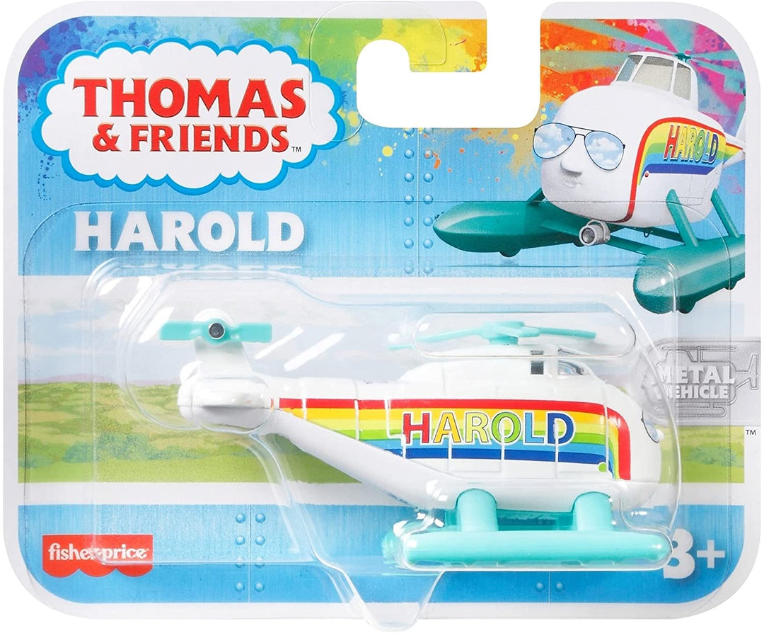 Fisher-Price Thomas & Friends Rainbow Harold Push-Along Toy Helicopter