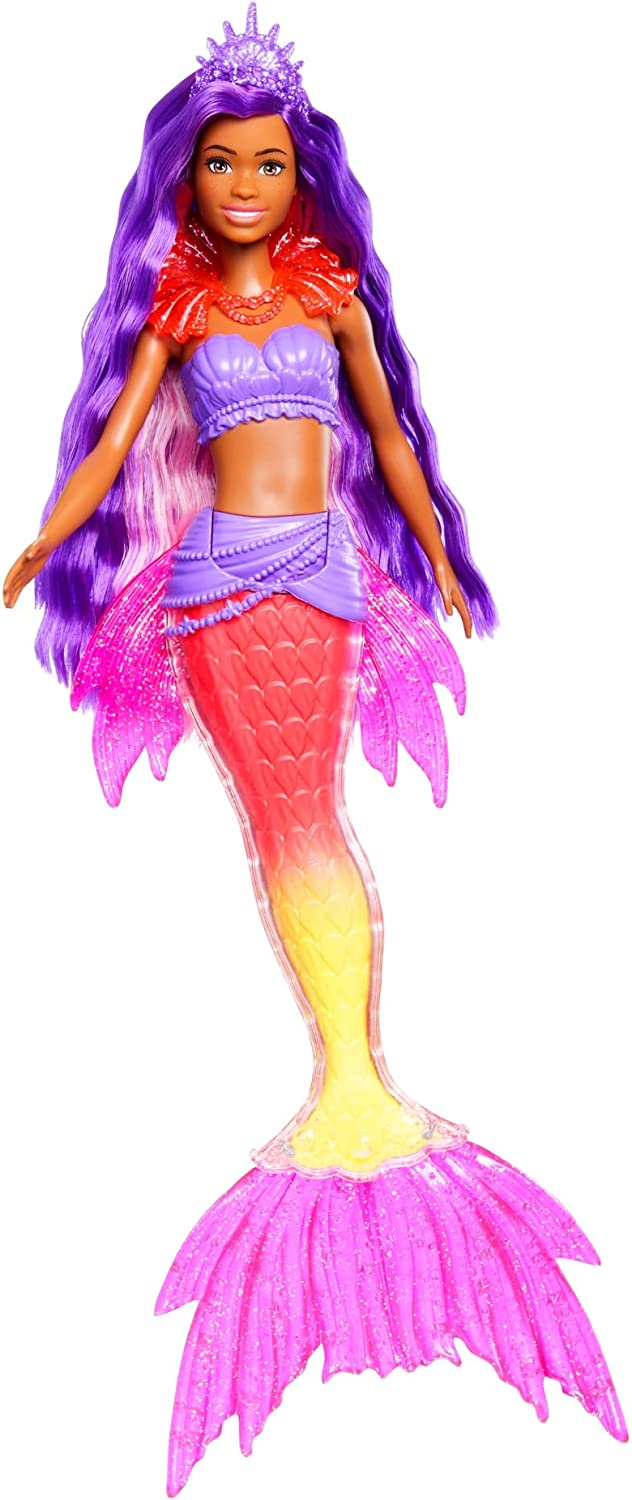 Barbie Mermaid Power Barbie “Brooklyn” Roberts Mermaid Doll with Pet, Interchang