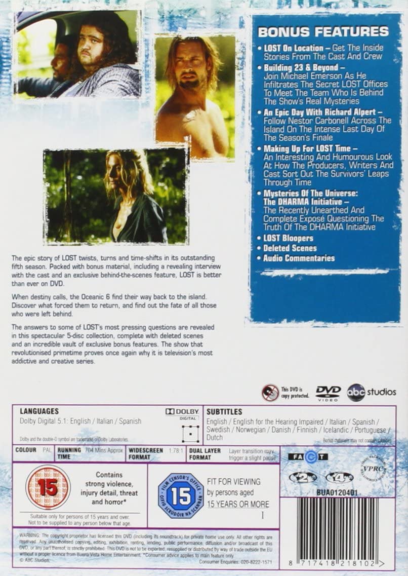 Lost - Season 5 - Mystery [DVD]
