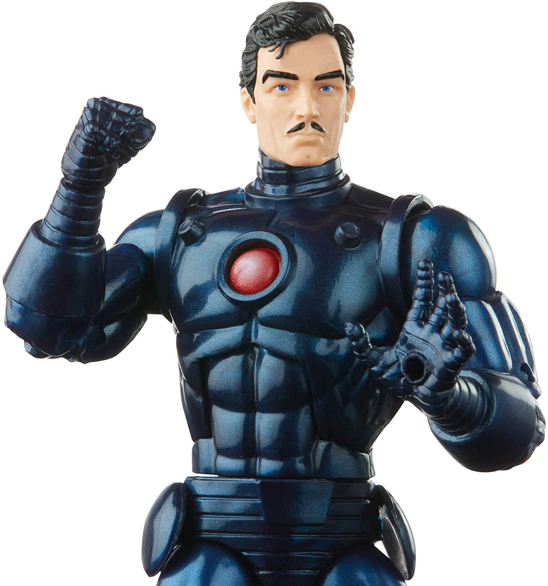 Hasbro Marvel Legends Series 6-inch Stealth Iron Man Action Figure Toy, Includes 5 Accessories and 1 Build-A-Figure Part, Premium Design and Articulation Multicolor, F0357