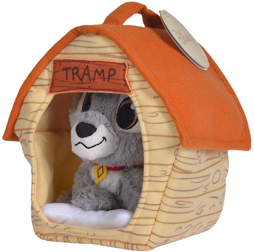 Simba 6315876451 Disney Tramp with Dog Kennel 20 cm