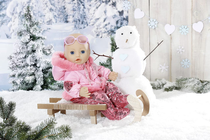 Baby Annabell Deluxe Wintertime Set 43cm - Trendy & Warm Outfit - Easy for Small
