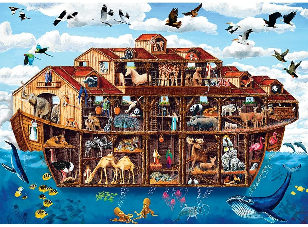 MasterPieces 1000 Piece Jigsaw Puzzle for Adult, Family, Or Kids - Noah's Ark 34