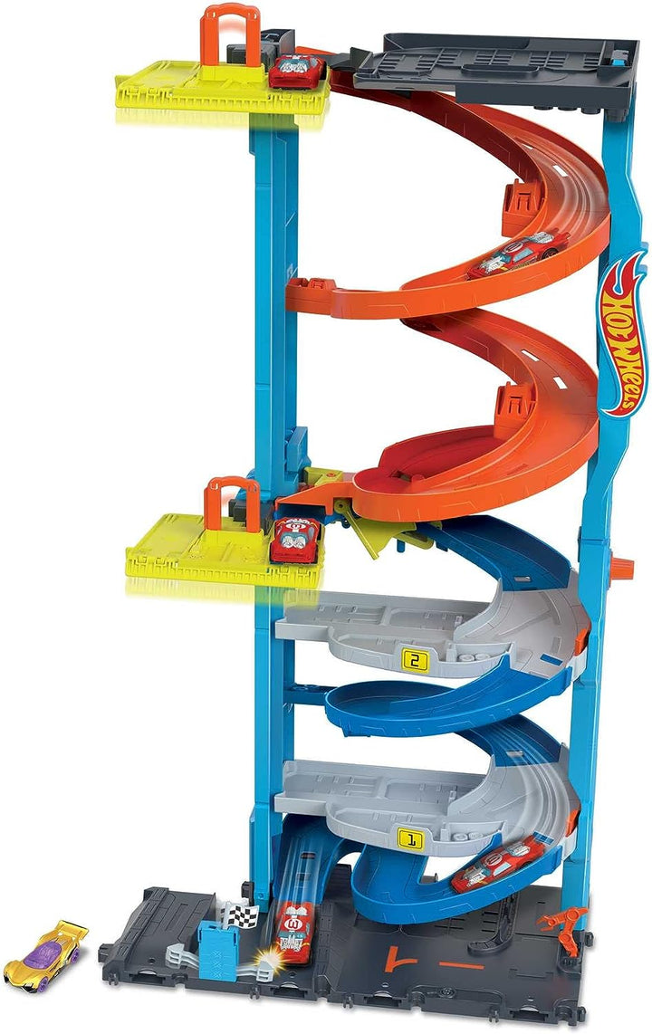 Hot Wheels City Transforming Race Tower Set