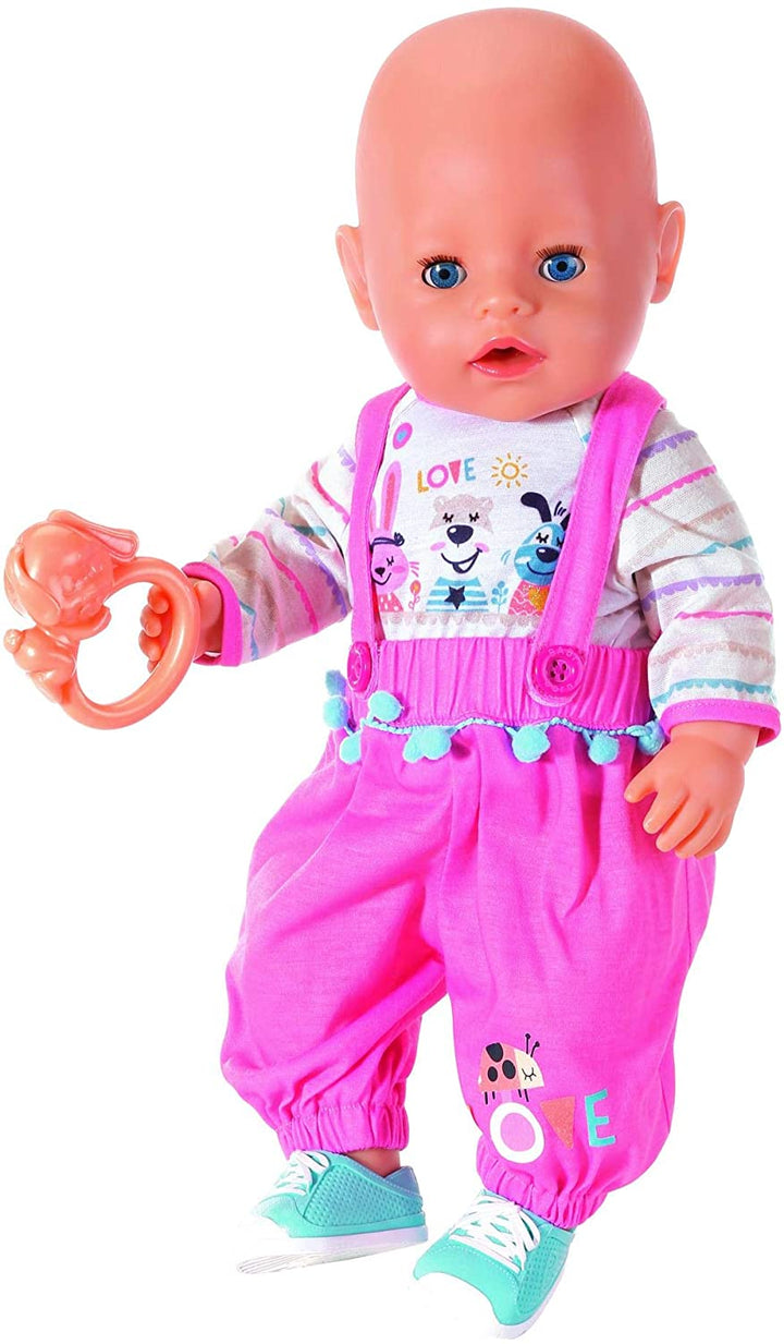 BABY Born Deluxe First Arrival Toy Set for 43 cm Doll - Easy for Small Hands, Creative Play Promotes Empathy and Social Skills, For Toddlers 3 Years and Up - Includes Clothing, Rattle and More