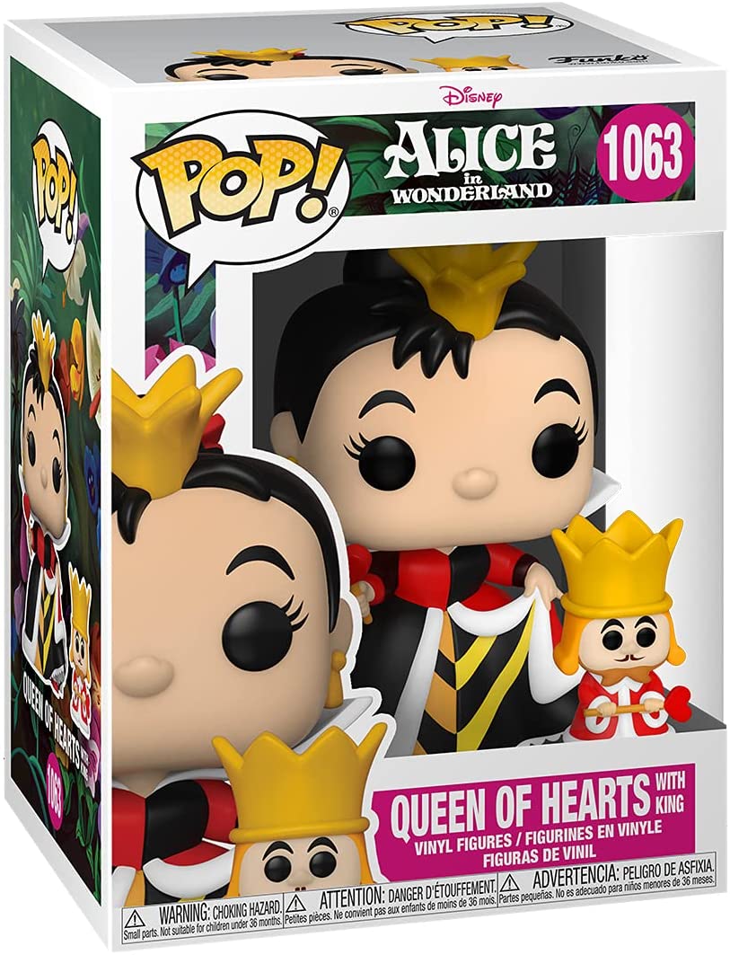 Disney Alice In Wonderland Queen Of Hearts With King Funko 55740 Pop! Vinyl #1063