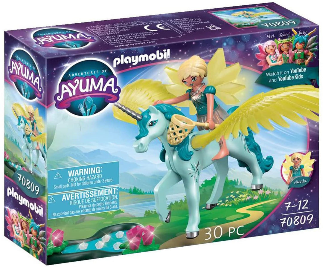 Playmobil Adventures of Ayuma 70809 Crystal Fairy with Unicorn, Toy for Children Ages 7+