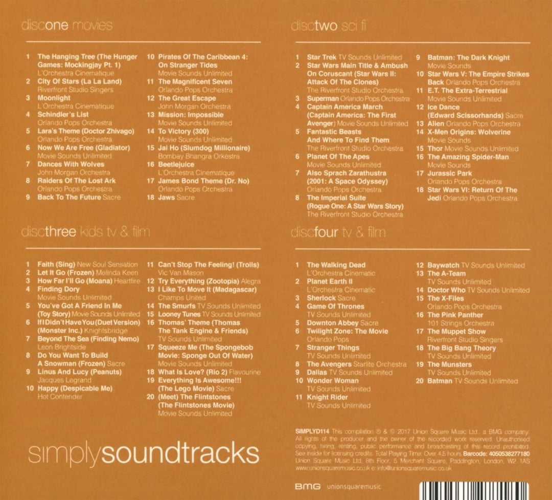 Simply Soundtracks [Audio CD]