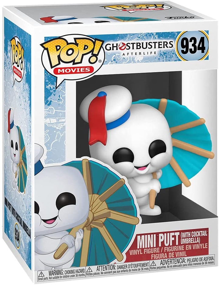 Ghostbusters Afterlife Mini Puft With Cocktail Umbrella Funko 48490 Pop! VInyl #934