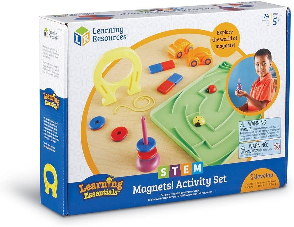 Learning Resources LER2833 Stem Magnets Activity Set Multicoloured - Yachew