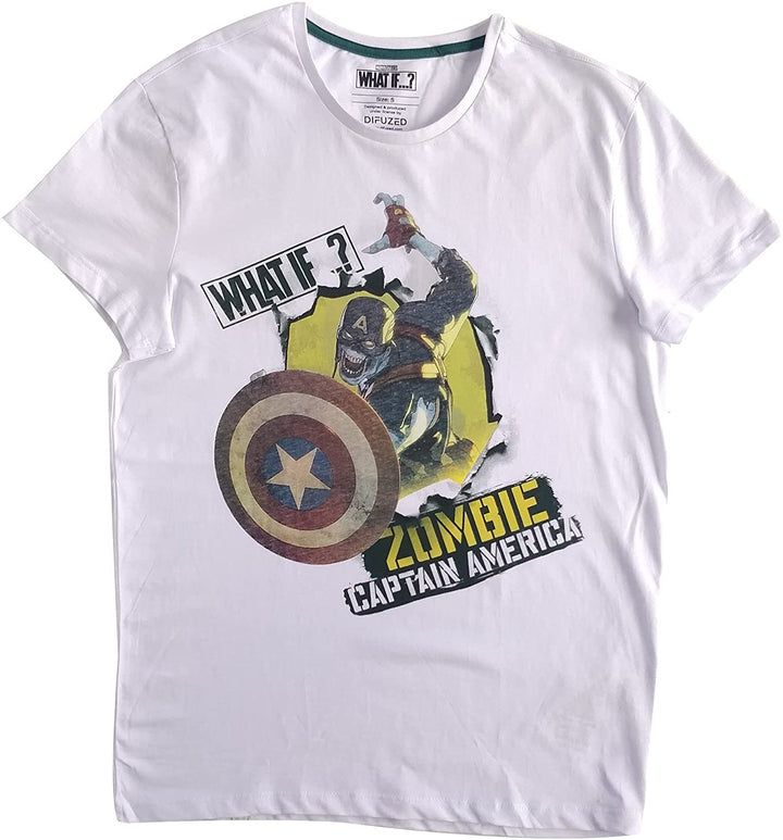 Marvel - What IF.? - Zombie Captain America Men's Short Sleeved T-Shirt