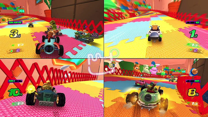 Nickelodeon Kart Racers Bundle + Wheel Accessory Nintendo Switch Game