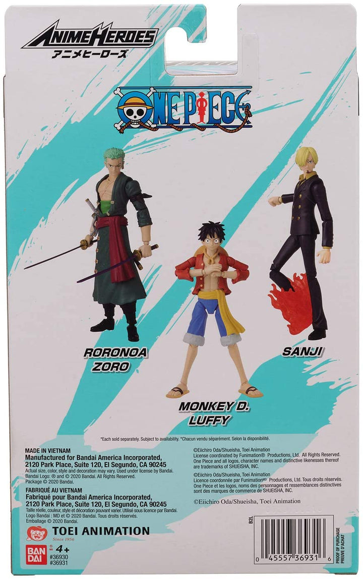 Anime Heroes – One Piece – Monkey D. Luffy Action Figure 36931