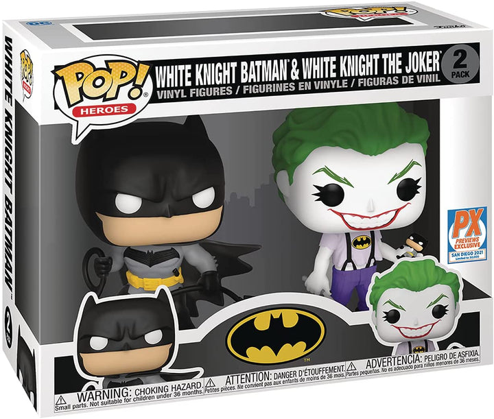 DC Comics White Knight Batman & White Knight The Joker Exclu Funko 56117 Pop! Vinyl