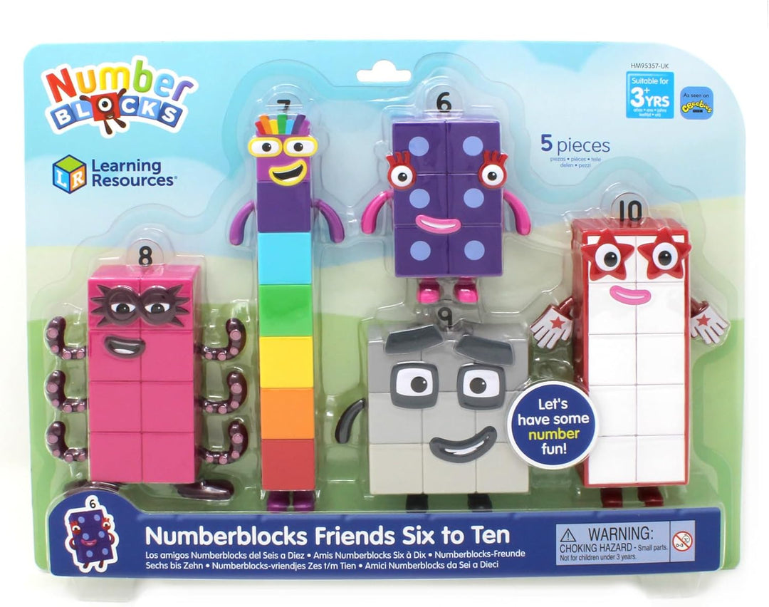 Learning Resources Numberblocks Friends Six to Ten, Spielfiguren, offizielle Sammlung