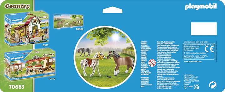 Playmobil 70683 3 Horses, Multicoloured, One Size