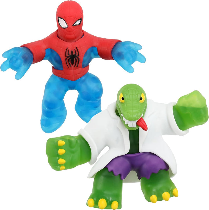 Heroes of Goo Jit Zu Marvel Goo Shifters Versus Pack Spider-Man VS Goo Shifter Lizard