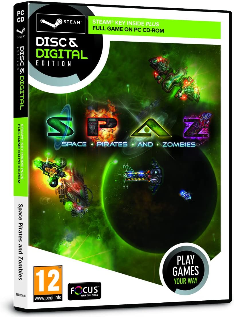 Space Pirates and Zombies (PC CD & Steam Key)