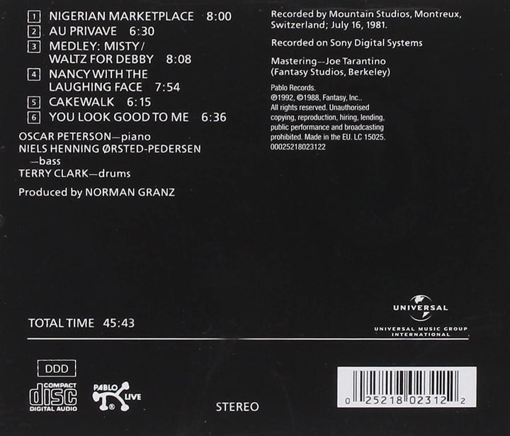 Oscar Peterson - Nigerian Marketplace [Audio CD]