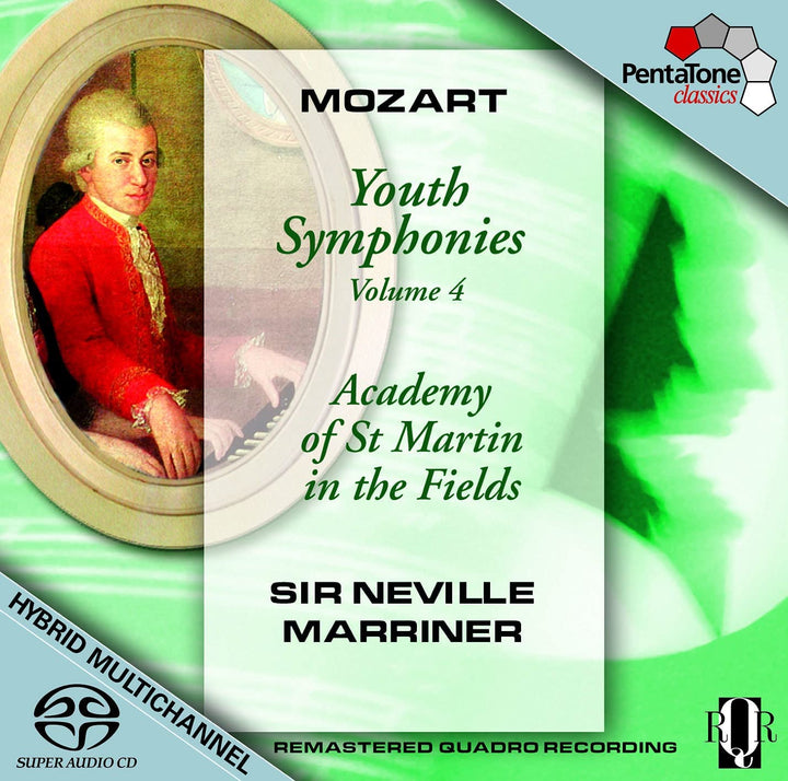 Wolfgang Amadeus Mozart - Youth Symphonies Vol. 4 (Marriner, Asmif) Hybrid] [Audio CD]