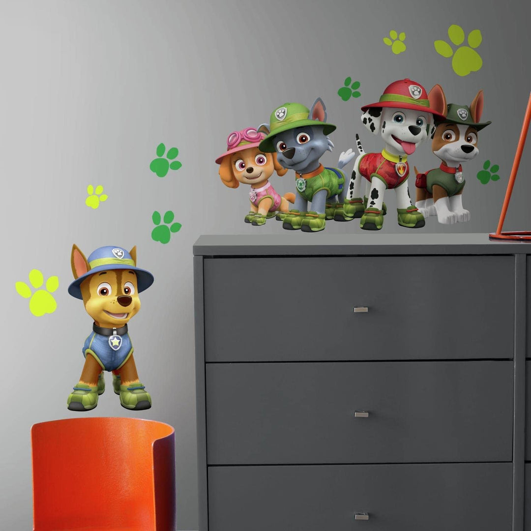 Nickelodeon - RMK3611GM RoomMates Paw Patrol Jungle Peel and Stick Giant Wall De