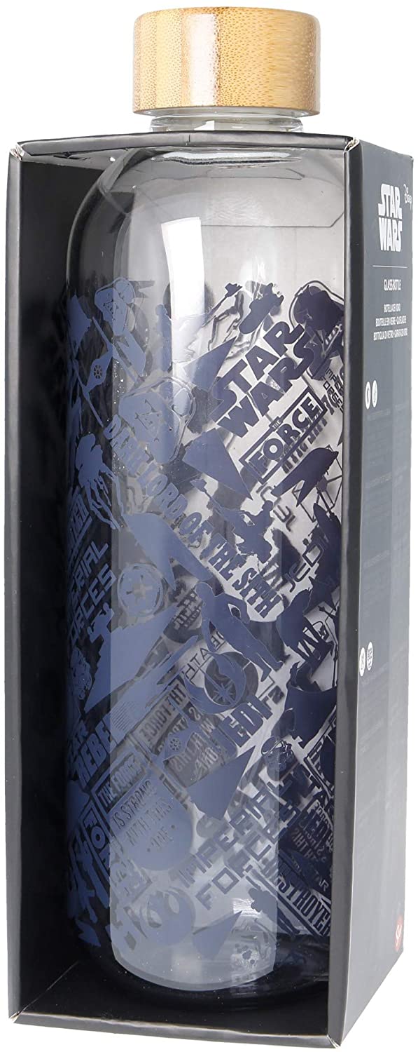 Stor Young Adult Large Glass Bottle 1030 Ml Star Wars