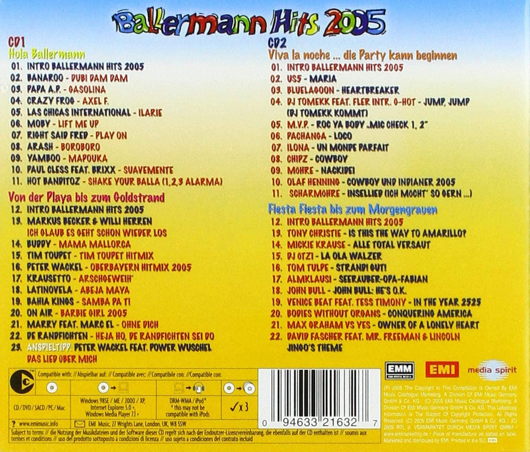 Ballermann Hits 2005 [Audio CD]