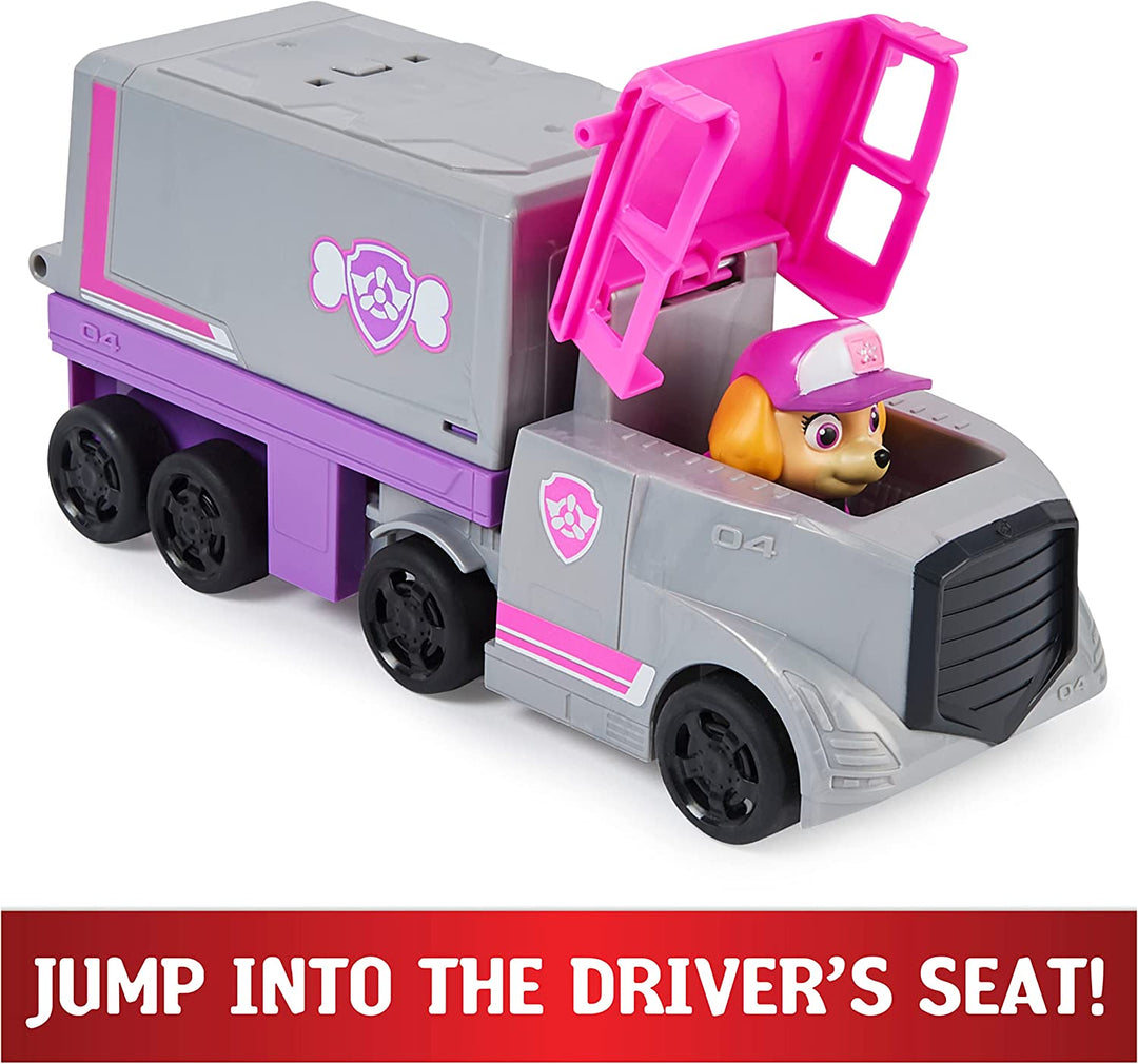 PAW Patrol, Big Truck Pups Skye Transforming Toy Truck with Collectible Action Figure