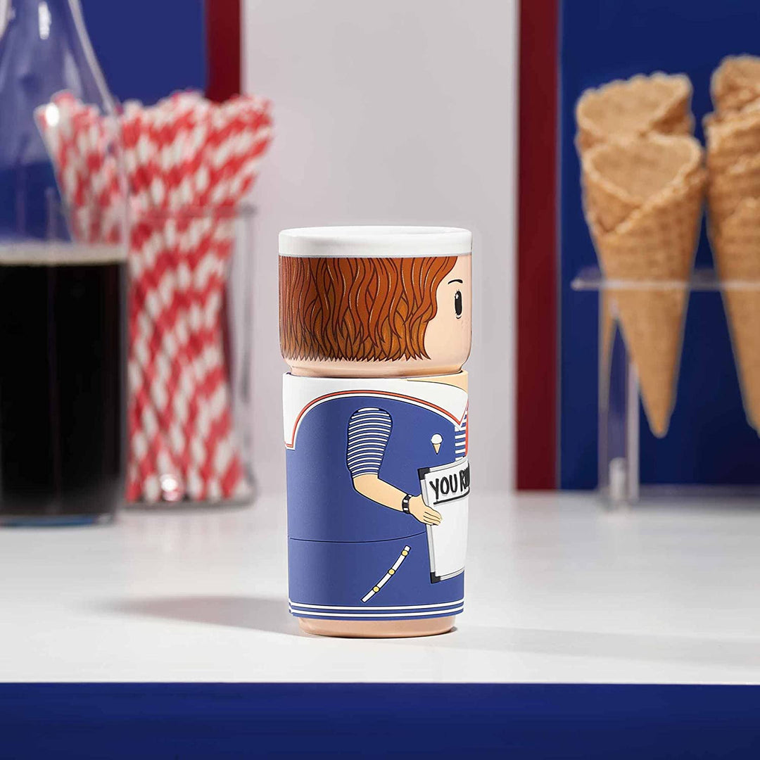 CosCups by Numskull Stranger Things Robin Buckley Scoops Ceramic Mug with Rubber