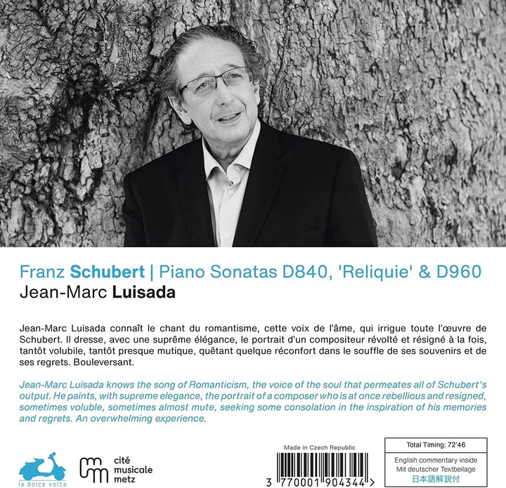 Luisada, Jean-Marc - Schubert: Piano Sonatas, D840 & D960 [Audio CD]