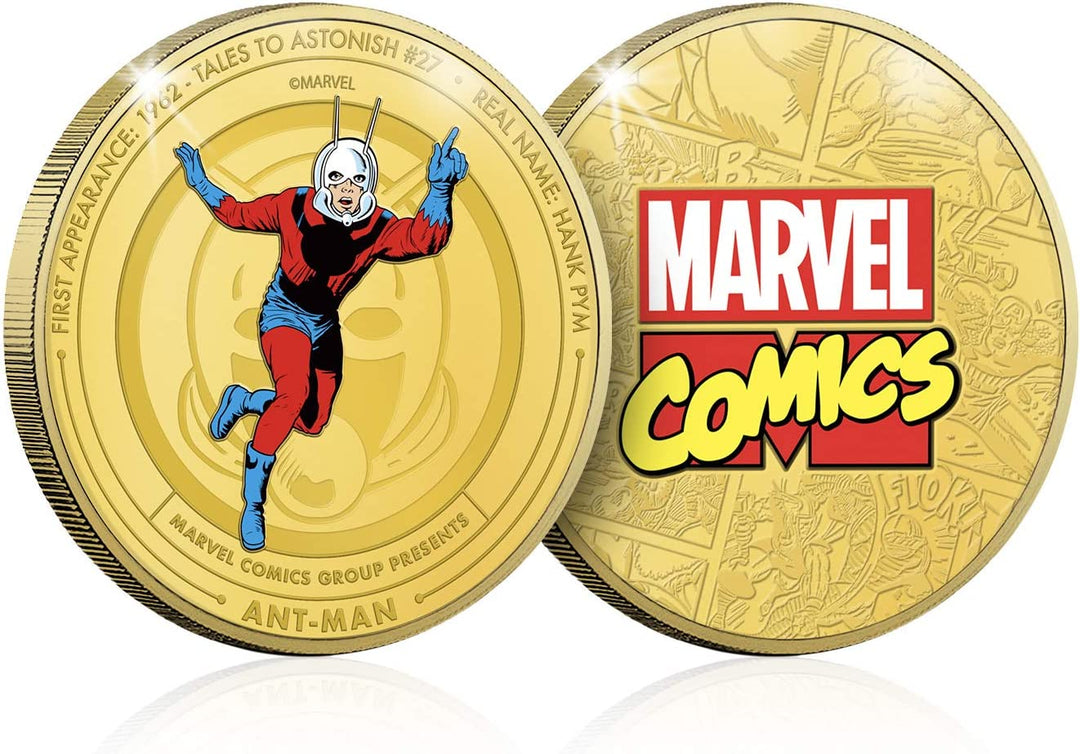 The Koin Club Marvel Gifts Classic Heroes Collectable Commemorative Gold Coin