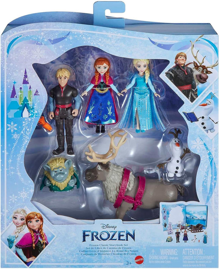 Disney Frozen Toys, Frozen Story Pack with 6 Key Characters, Small Dolls, Figures and Accessories