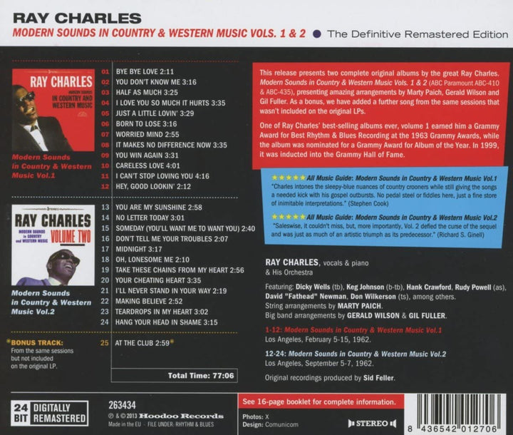 Ray Charles - Modern Sounds In Country & Western Music Vol. 2 [Audio CD]