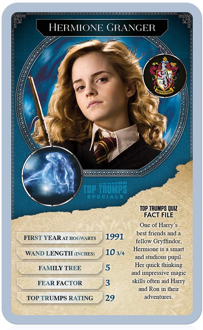 Harry Potter 30 Witches and Wizards Top Trumps Specials Card Game