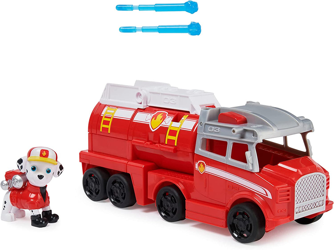 PAW Patrol, Big Truck Pups Marshall Transforming Toy Truck with Collectible Action Figure