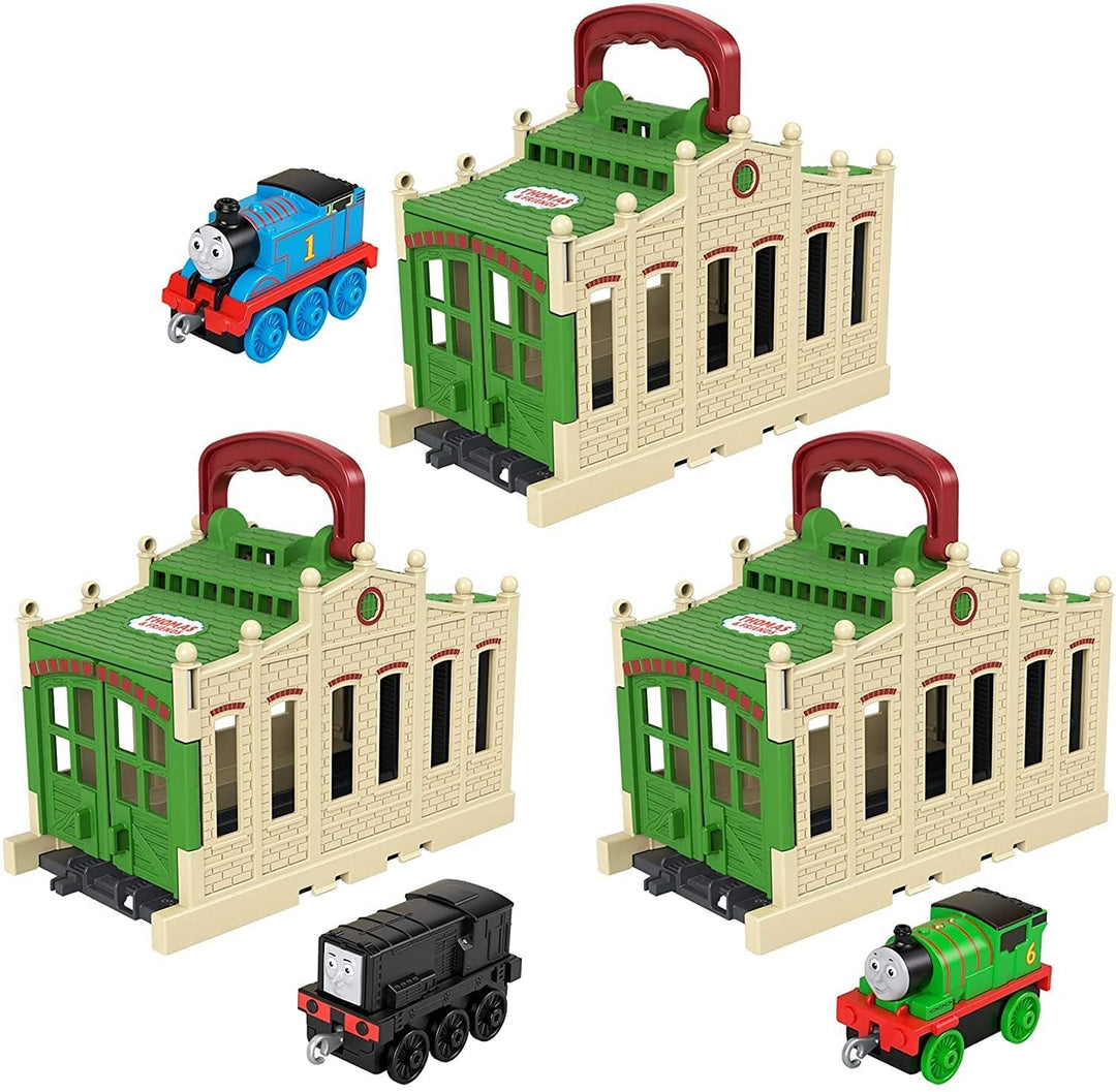 AB Gee abgee 900 GWX08 EA Thomas Push Along Connect & Go Tidmouth Shed Multicolour