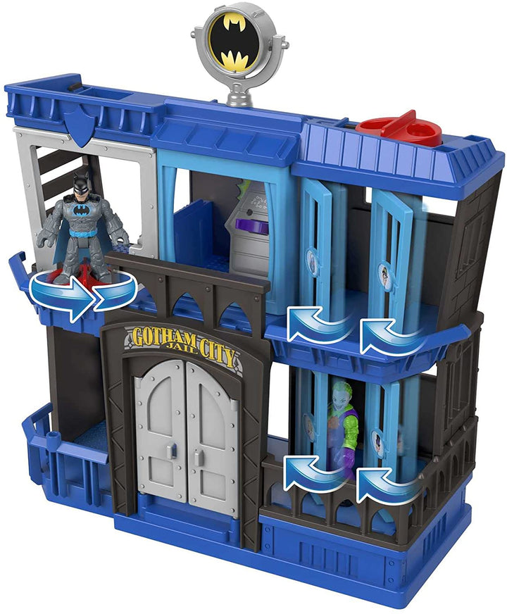 Fisher-Price Imaginext DC Super Friends Gotham City Jail Recharged, prison plays