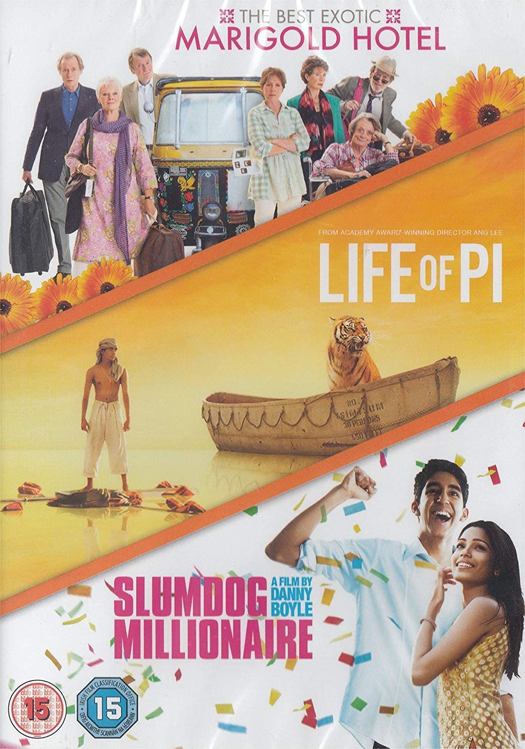 The Best Exotic Marigold Hotel / Life Of Pi / Slumdog Millionaire - Drama [DVD]