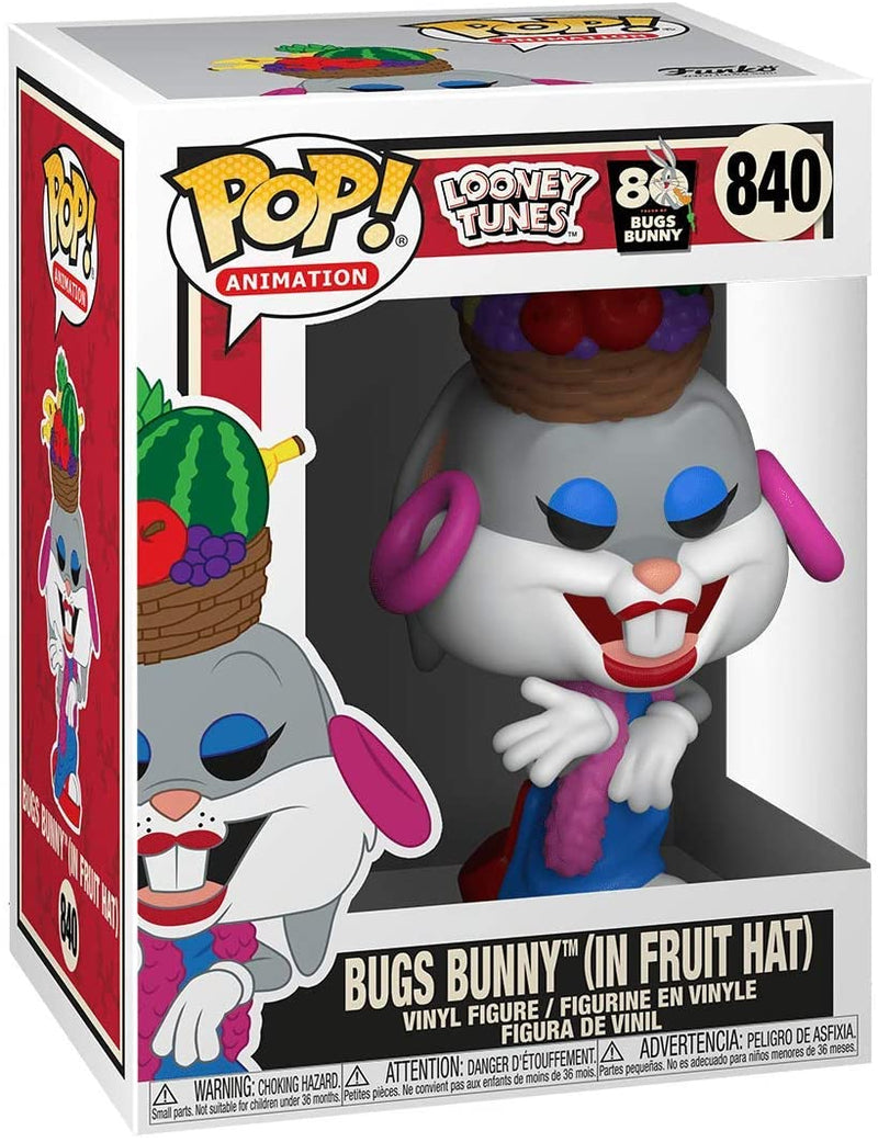 Looney Tunes 80th-Bugs Bunny Bugs Bunny (in Fruit Hat) Funko 49161 Pop! Vinyl 