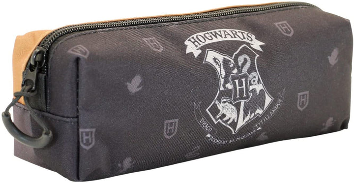 Harry Potter Howgarts-Fan Square Pencil Case, Black