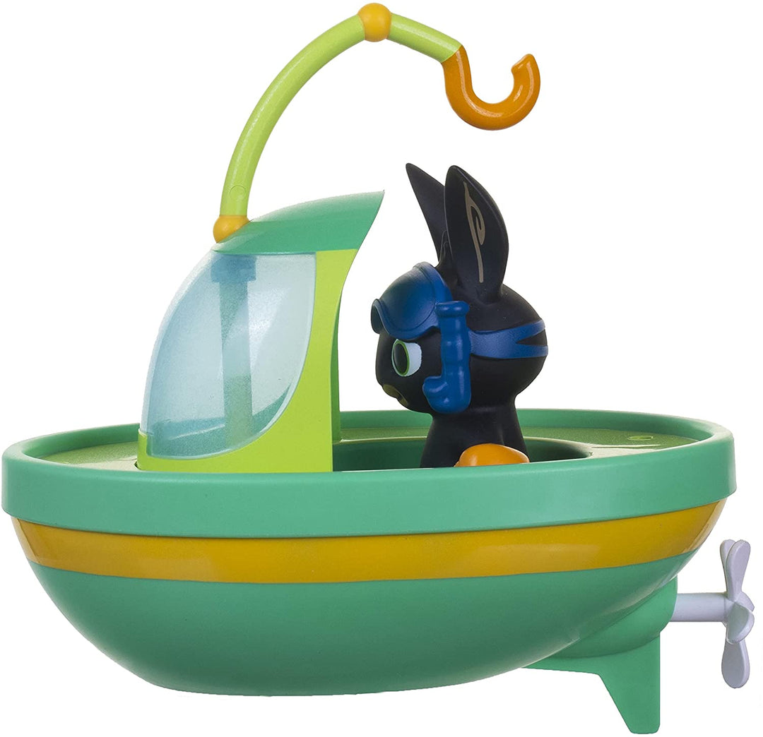 Bing 3581 Time, CBeebies, Wind Up Bath, Floating Boat, Squirts Water, Tough, Col