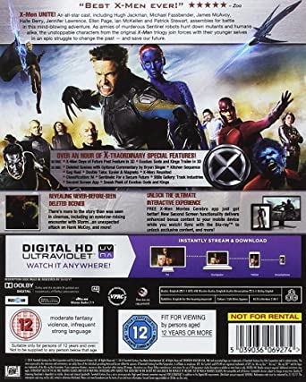 X-Men: Days Of Future Past [Blu-ray] [2017]