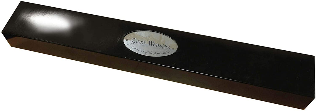 The Noble Collection Ginny Weasley Character Wand 14in (36cm) Harry Potter Wand With Metal Name Tag