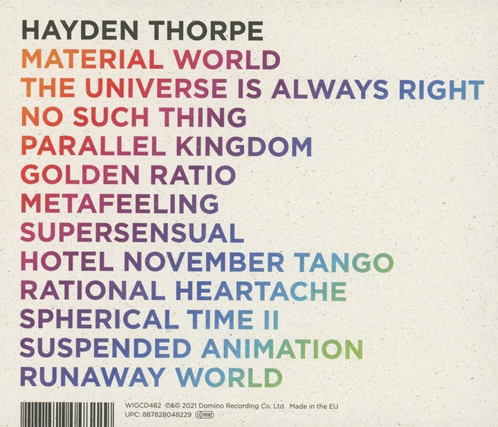 Hayden Thorpe - Moondust For My Diamond [Audio CD]