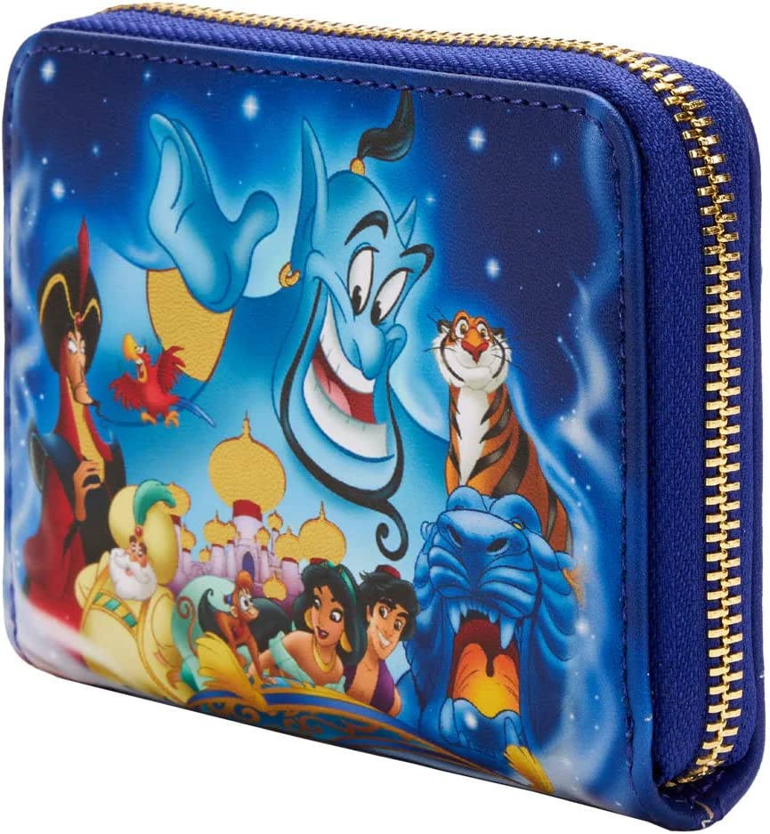Loungefly Disney Aladdin 30th Anniversary Zip Around Wallet Aladdin One Size, Al