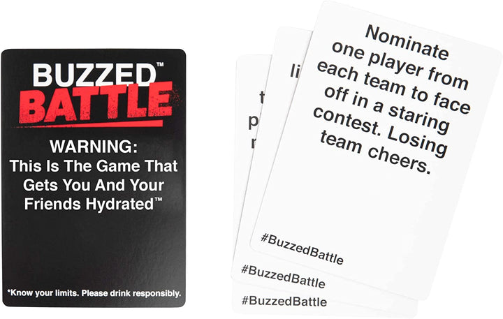 Buzzed Battle - The Hilarious Team Party Game That Will Get You & Your Friends H